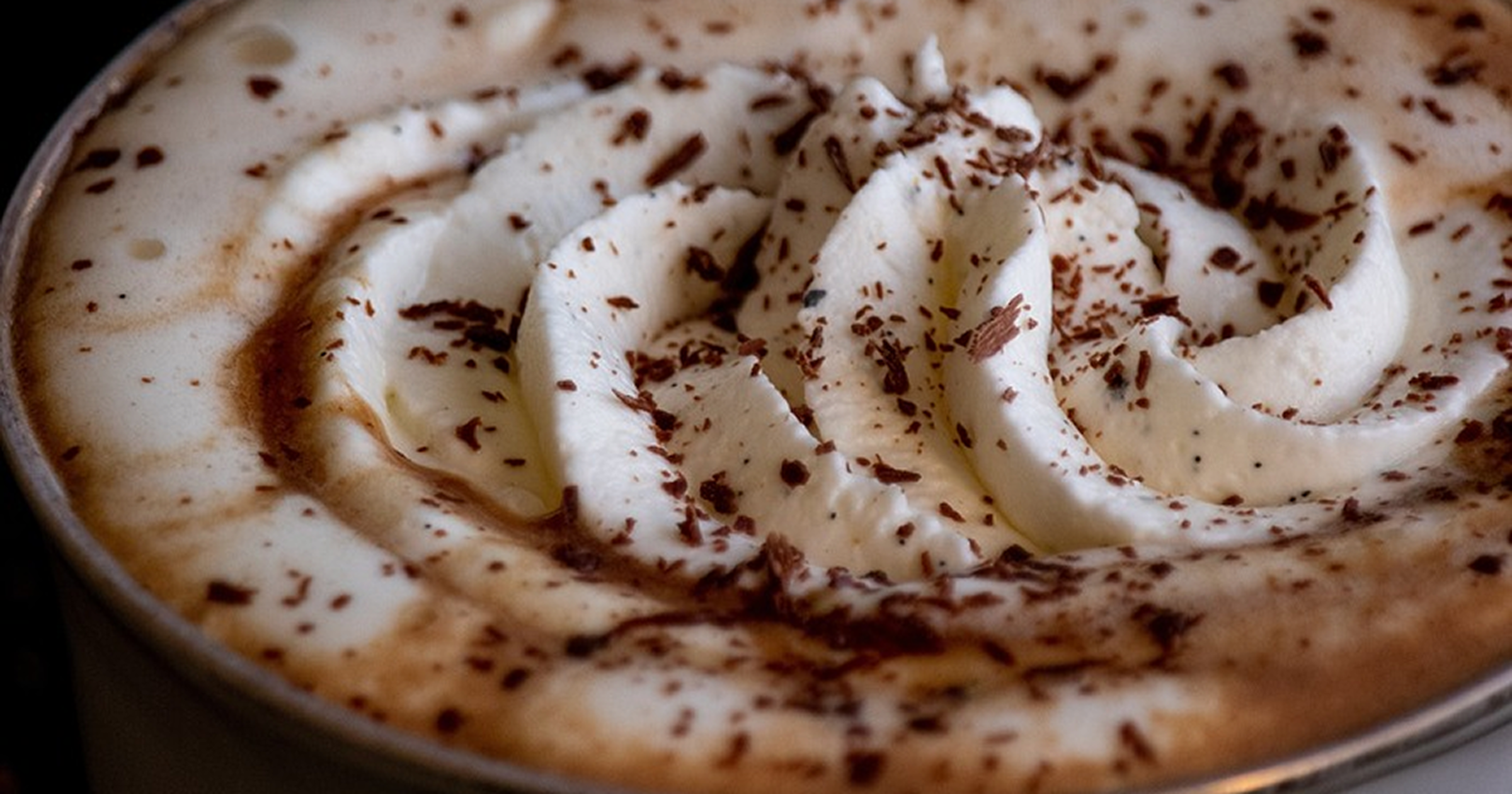 冬だけの特別メニュー！ホットチョコレート